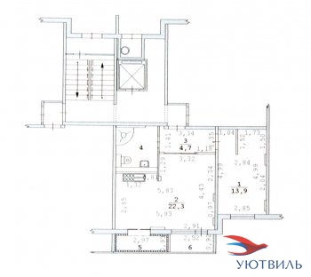 2-хкомнатная квартира на Бакинских комиссаров в Балаклаве - balaklava.yutvil.ru - фото 12